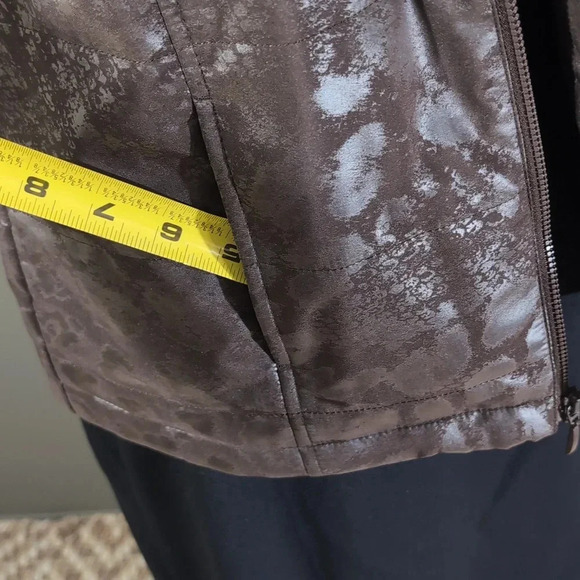 Chico's Brown Snakeskin Print Vest - Picture 4 of 8